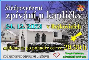 Štědrovečerní zpívání v Rejkovicích 1